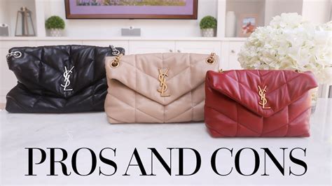 ysl loulou size comparison - YSL loulou puffer bag large.